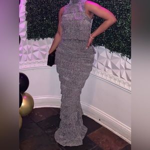 High Neck Dress